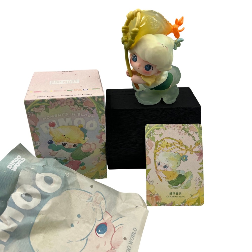 POP MART DIMOO Moments in Bloom Catching Spring Confirmed Figure Blind Box